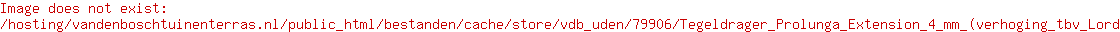 Tegeldrager Prolunga Extension 4 mm (verhoging tbv Lord)
