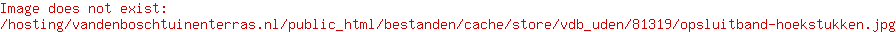 Opsluitband | Hoekstukken