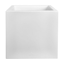 Elho vivo next vierkant 40 white (lxbxh) 39x40x38 cm + wielen