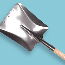 Ballastschop ATLAS DIAMANT aluminium, met strip, met YD steel, 28 x 33 cm