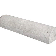 Parkeer of stootbanden 1x rond grijs 20x17x95