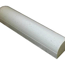 Parkeer of stootbanden 1x rond wit 20x17x95
