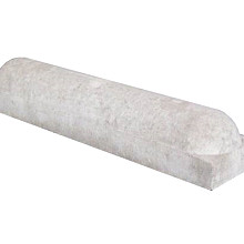 Parkeer of stootbanden 2x rond grijs 20x17x95