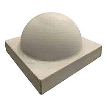 Parkeerbol op voet 45x45x10 (bol Ø35cm) grijs