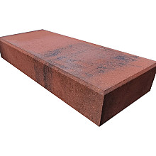 Traptrede (strak) 100x40x16 roestbruin