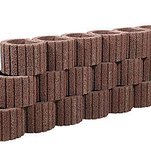 Cirkelflor Mini Bruin/Rood 30x20x20