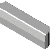 Trottoirband 18/20x25x100 grijs visbek K