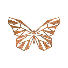 Cortenstaal wanddecoratie Butterfly 2.0-Small
