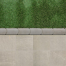 Graskantsteen Grijs 22x12x4,5