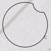 Keramische staptegel TD Stone rond Ø61x2 cm Stone L - model C
