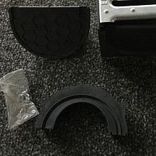 Aansluitkit (2 eindkappen en 1 onderuitlaat) t.b.v. actiegoot