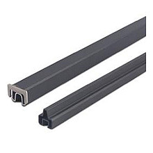 Aluminium bovenlijst laag model (tbv rabbat) Antraciet 7016 1770-1790mm