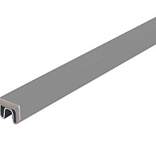 Aluminium bovenlijst  laag model (tbv rabbat) Grijs 9007 1770-1790mm