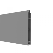 Aluminium Rabatplank Grijs 9007 20x150x1780mm (werkende maat 14cm hoog)