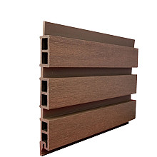 Inviso Wall WPC plank dark brown (wb 200mm)  26x231x2500mm
