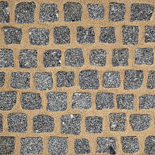 Kinderkop Portugees graniet 8x11 cm gaasbox