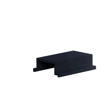 Aluminium sight afstandhouder Zwart 9005 40mm (per 50 st)