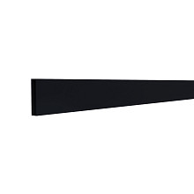 Aluminium sight plank Zwart 9005 20x100x1780mm