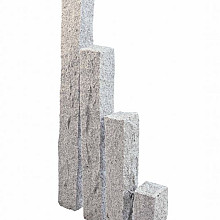 Palissade graniet naturel 75x10x10 cm