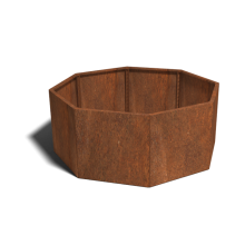 Cortenstaal plantenbak Achthoek 70 hoogte=70cm