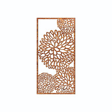 Cortenstaal wanddecoratie Flower 2.0-Large