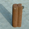 Duo-palissade 6x25 bruin