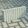 Palissade band rond 6x25x50 grijs