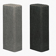 Palissade rustiek 16.5x11x40 grijs