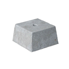 Poer oudhollands 30x30/35x35x20 met gat Ø6