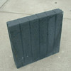 Palissade band vierkant 8x50x50 zwart