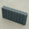 Palissade band rond 8x25x50 zwart