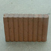 Palissade band rond 8x35x50 bruin