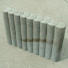 Palissade band rond 8x35x50 grijs