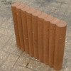 Palissade band rond 8x50x50 bruin