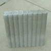 Palissade band rond 8x50x50 grijs