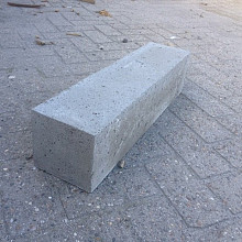 Stapelblok oud hollands 15x15x60 grijs