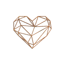 Cortenstaal wanddecoratie Heart-Large