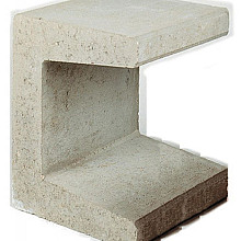 U-element 40x40x50 grijs