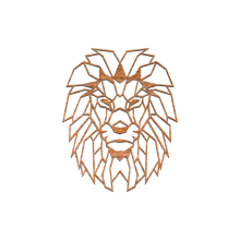 Cortenstaal wanddecoratie Lion 1.0-Small