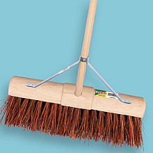 Wegenbouwbezem SOLIDE 45cm met IKAPÄ steel 150 x 2,8cm en brede stokhouder